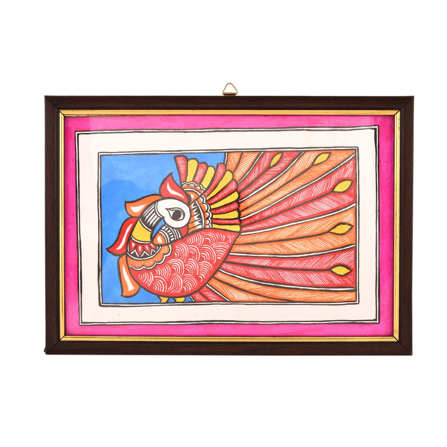 Handmade Madhubani Peacok painting
