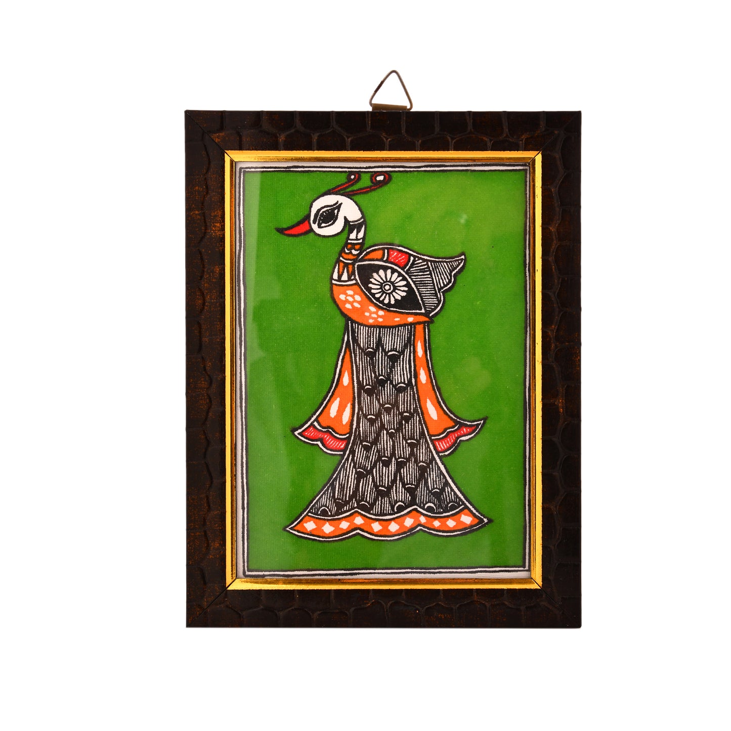 Handmade Madhubani Peacok painting