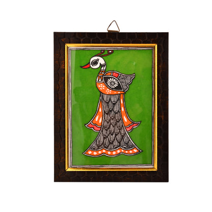 Handmade Madhubani Peacok painting