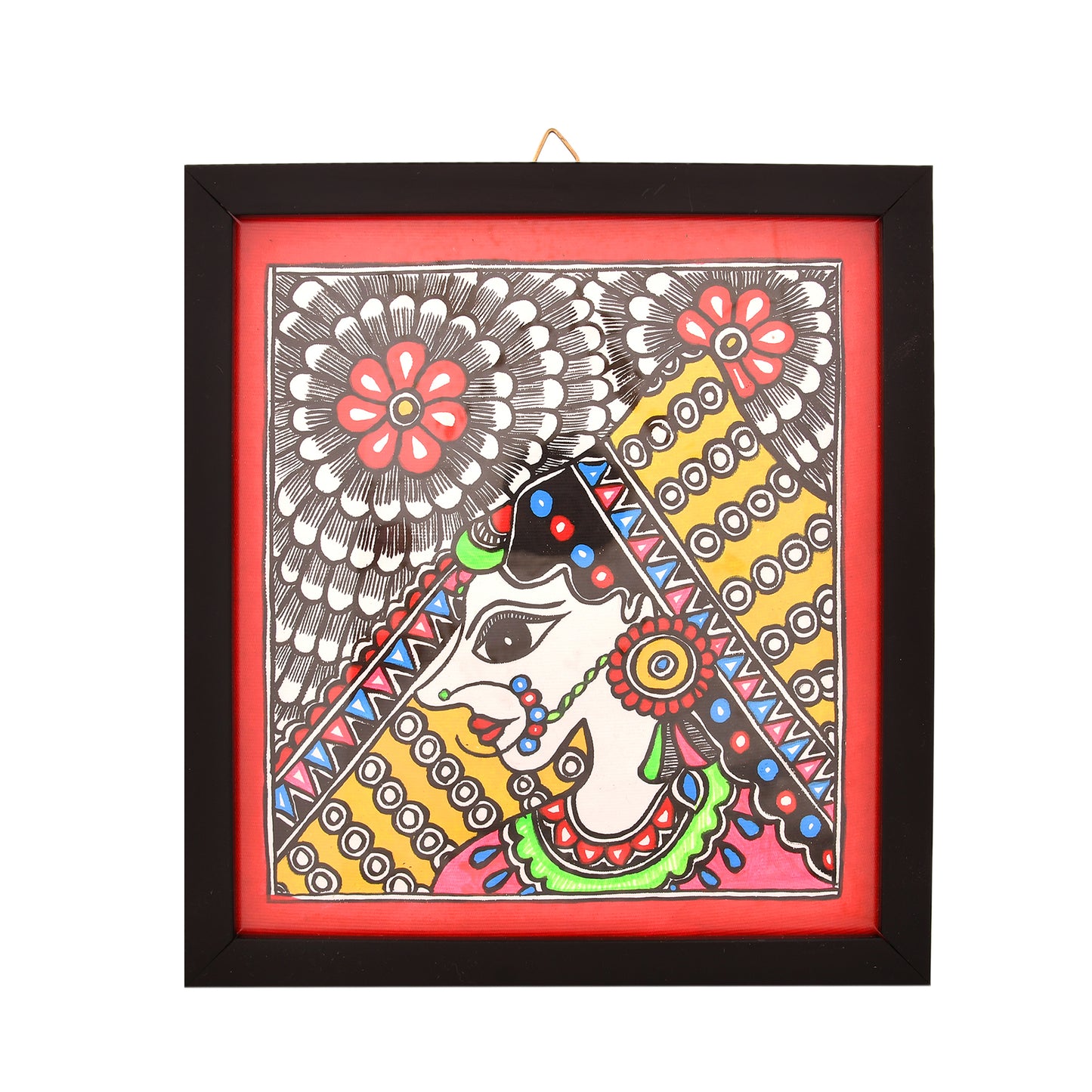 Hand made Mdhubani Painting with Frame- Female