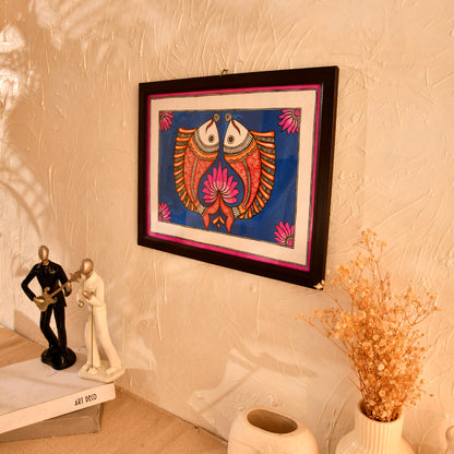 Hand made Madhubani Painting with Frame