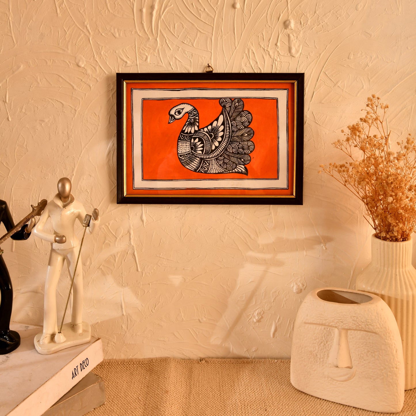 Hand made Madhubani Painting with Frame
