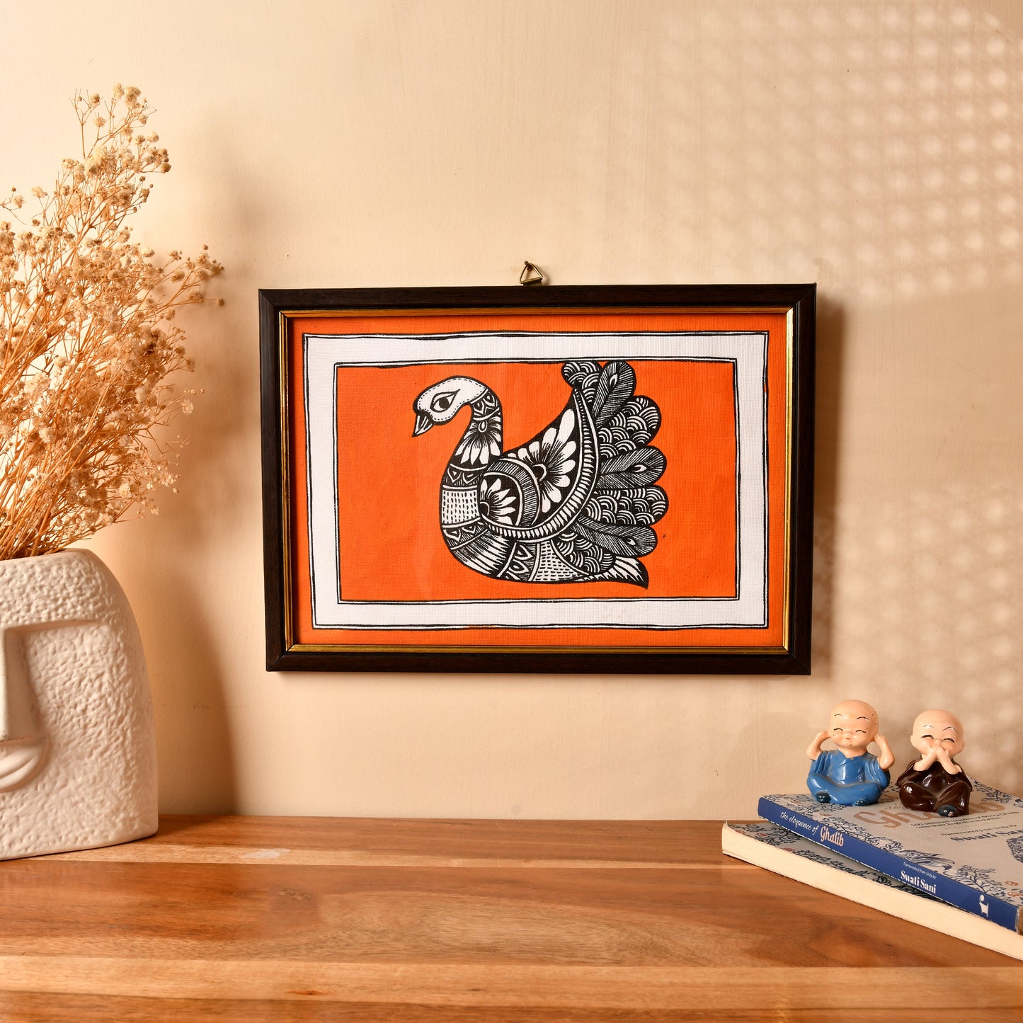 Hand made Madhubani Painting with Frame