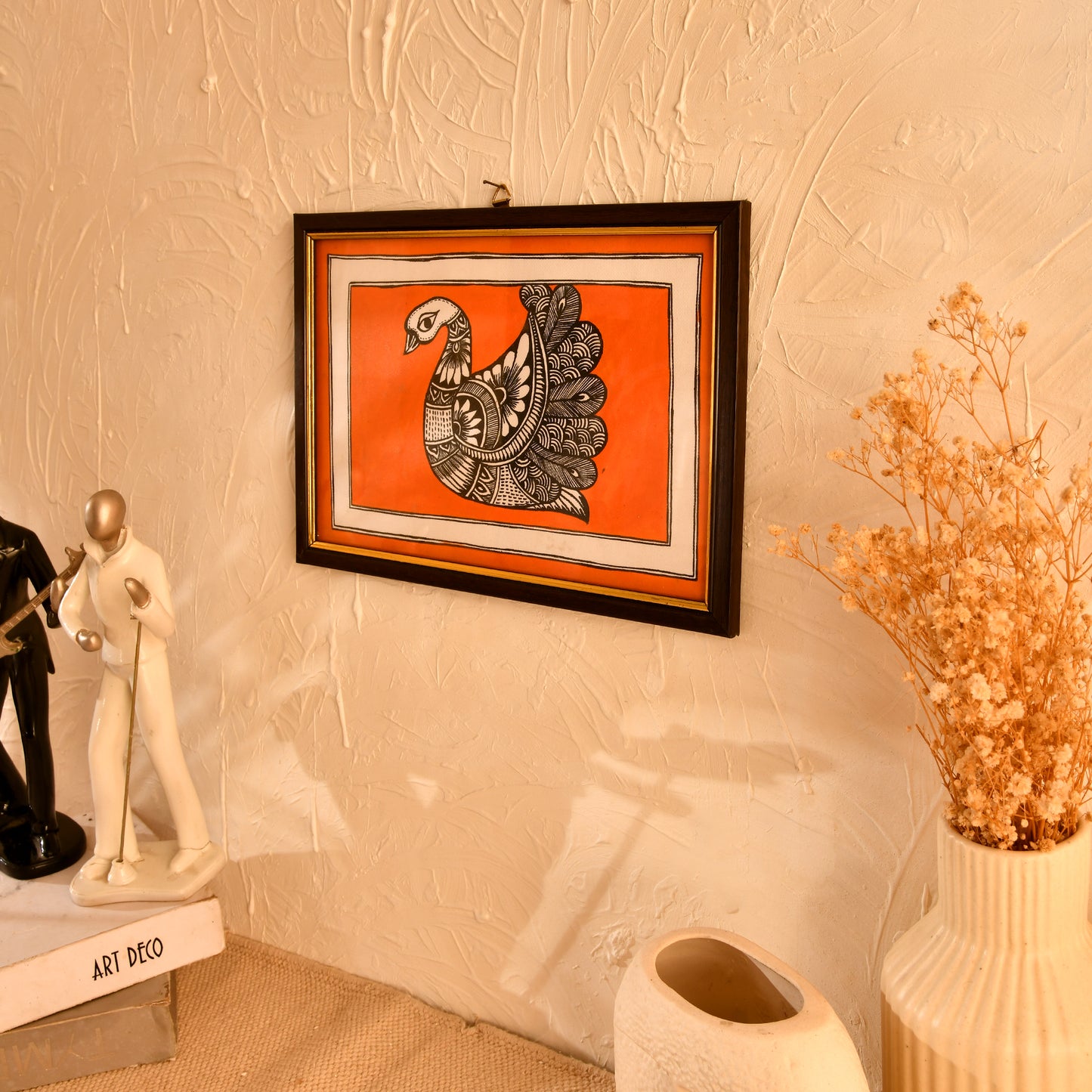 Hand made Madhubani Painting with Frame