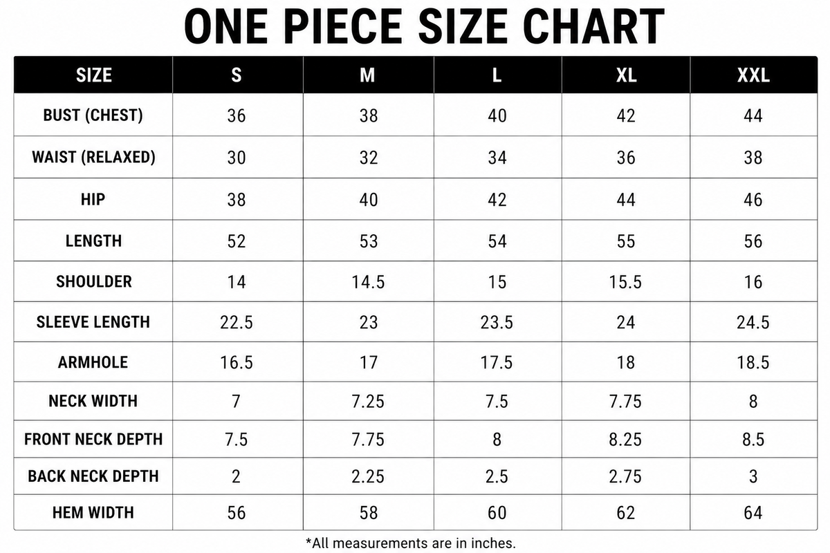 Size Guide