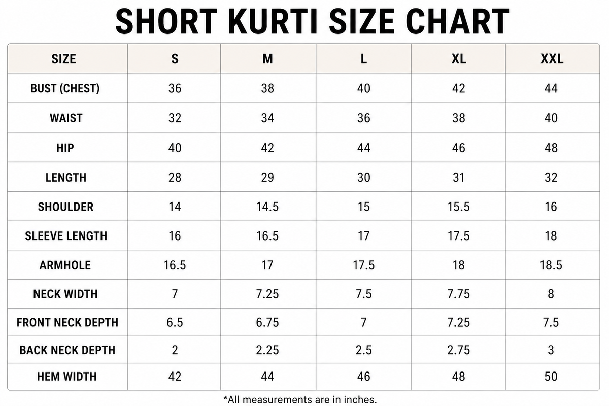 Size Guide